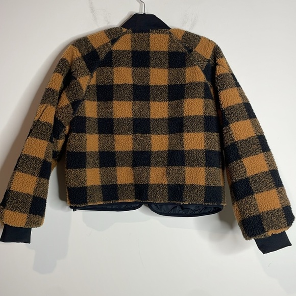 Blank NYC | Checkered Fleece Jacket Insulated Size XS NWT - Picture 6 of 7